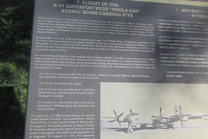 Saipan & Tinian 2-DAY Tour (Day1: SPN; Day2: TIN) - Japanese and American remains give the tour balance