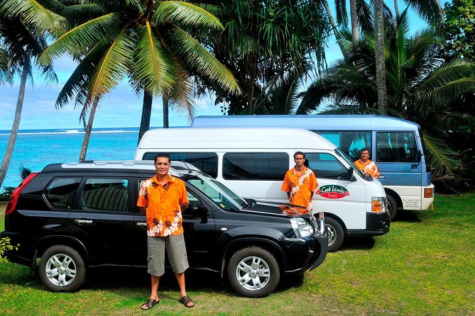 Seat in Coach Transfer from Rarotonga Airport to Hotel - The shared vehicle ride, from five to 55 minutes