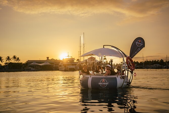 Self Drive BBQ eBoat Cruise with Onboard BBQ Denarau Fiji - Taking the wheel at Port Denarau