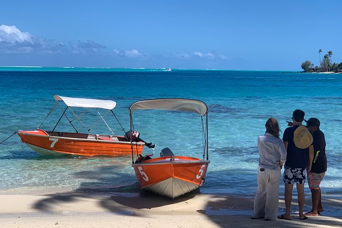 Self-drive Bora Bora Boat Rental - Following the lagoon route