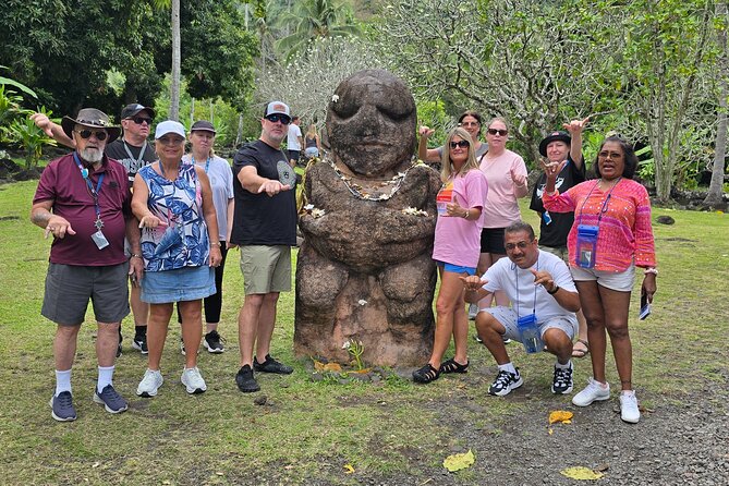 Small Group Shared Tahiti Circle Island Waterfalls and Views - Marae Ta’ata: begin with Polynesian ceremony
