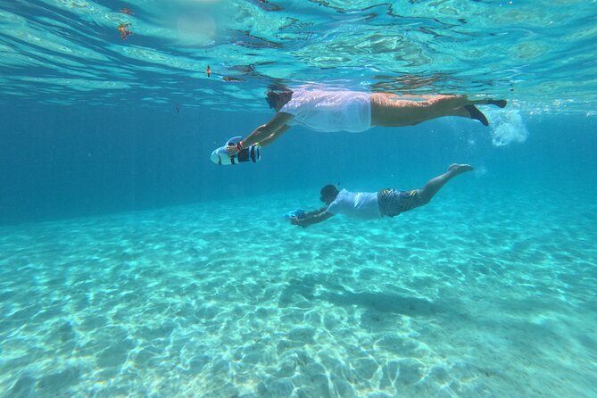 Snorkeling EN Underwater Scooter in Tahiti - Starting at Marina Taina in Punaauia
