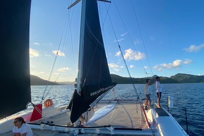 Sunset Cruise in Raiatea – Sailinity - A quiet sail from Apooiti Marina