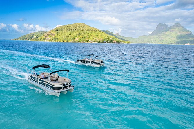 Toa Boat Bora Bora Private Lagoon tour On Majestic Pontoon Boat - What the $500 price means for your group