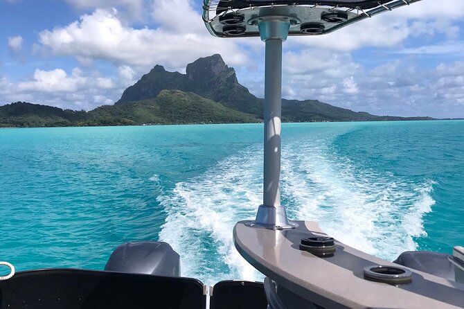Toa Boat Bora Bora Private Lagoon tour with Lunch on Entertainer Bar Boat - Champagne, local beer, and a relaxed onboard mood