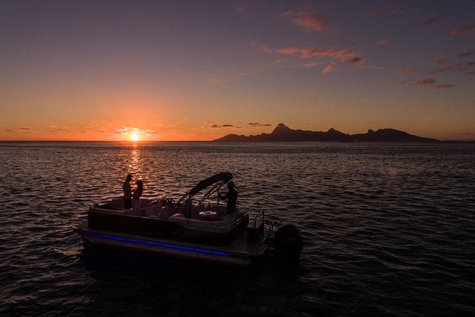 Toa Boat Bora Bora Private Sunset On Majestic Pontoon Boat - A private sunset on Bora Bora’s lagoon