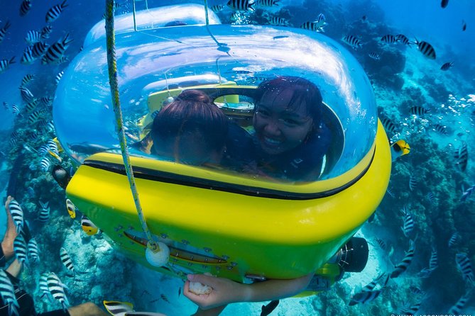 Underwater Scooter - Sitting beneath Bora Bora’s lagoon surface