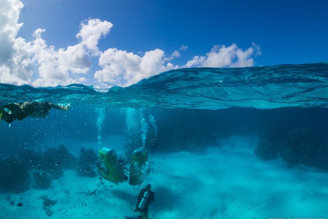 Underwater Scooter - Learning the scooter without scuba training
