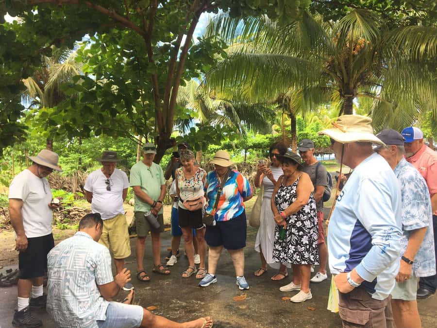 Upolu Samoa Full Day Private Tour - Climbing down to To Sua Ocean Trench