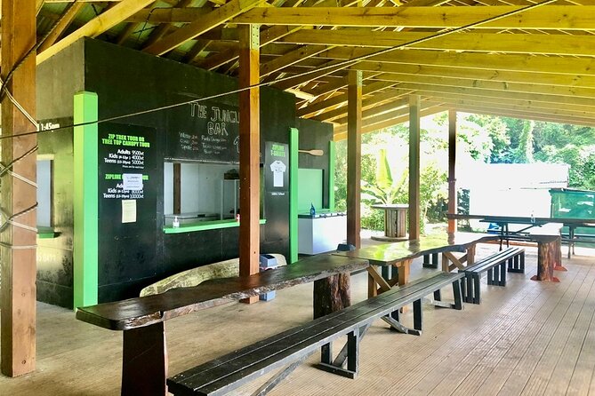 Vanuatu Skybridge with Transfers - Summit Gardens, ponds, bamboo, and ruins