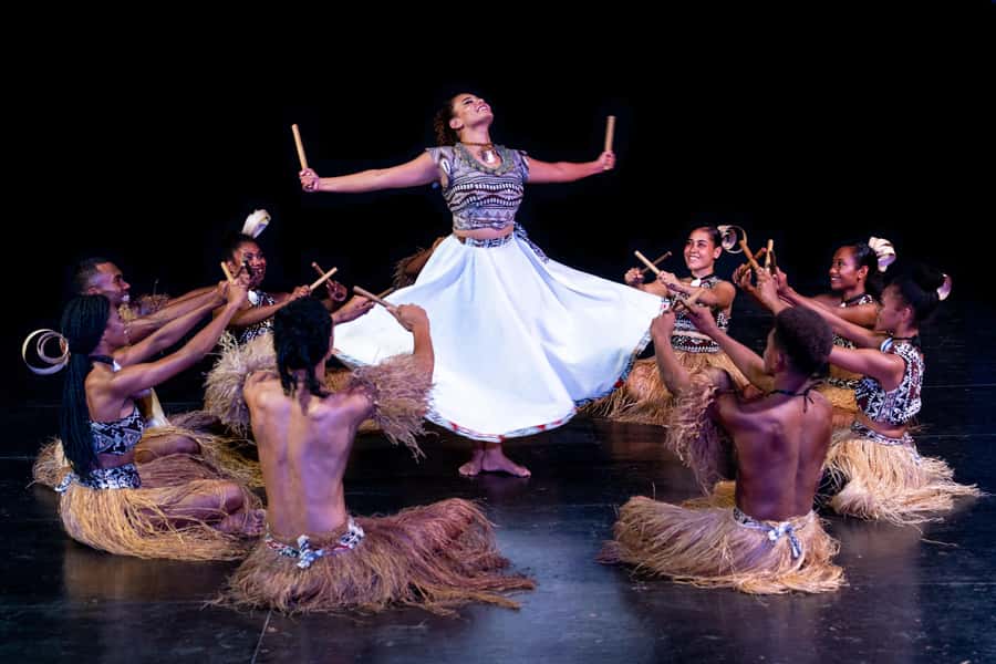 VOU: Fiji Untold Live Stage Show with Dinner & Drumming - Meeting the cast after the final scene