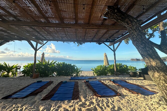 Yoga at sunrise at Sofitel Moorea, overlooking Tahiti - Key points at a glance