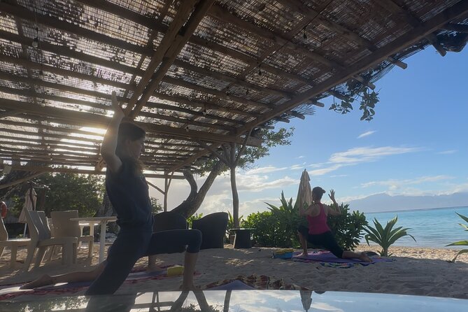 Yoga at sunrise at Sofitel Moorea, overlooking Tahiti - Why the four-person limit matters
